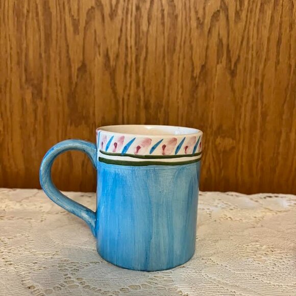 Vintage Hand-Painted World Bazars Ceramic EASTER LAMB Plate and Mug Set - Picture 8 of 9